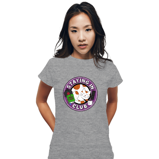 Secret_Shirts Fitted Shirts, Woman / Small / Sports Grey Staying In Club