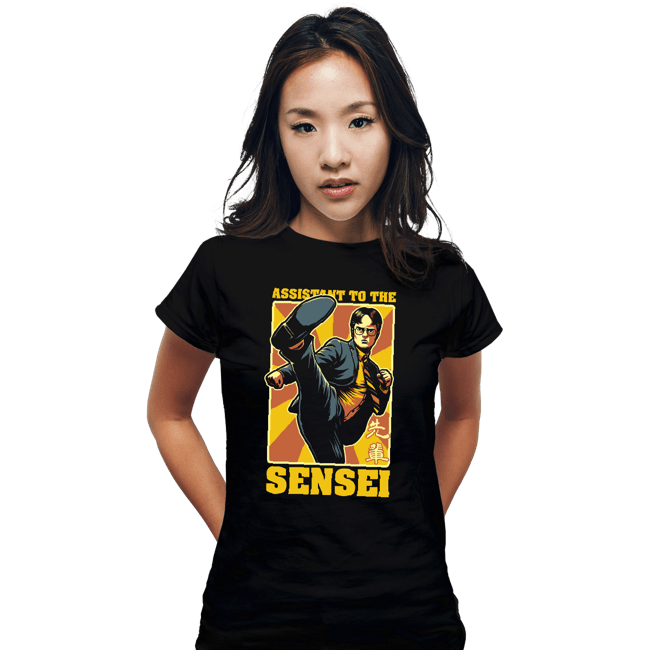 Daily_Deal_Shirts Fitted Shirts, Woman / Small / Black Assistant To The Sensei