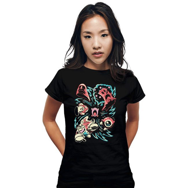 Daily_Deal_Shirts Fitted Shirts, Woman / Small / Black Infinite Hunger