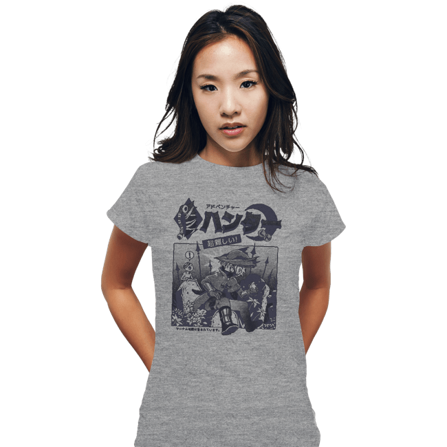 Daily_Deal_Shirts Fitted Shirts, Woman / Small / Sports Grey Hunter's Adventure