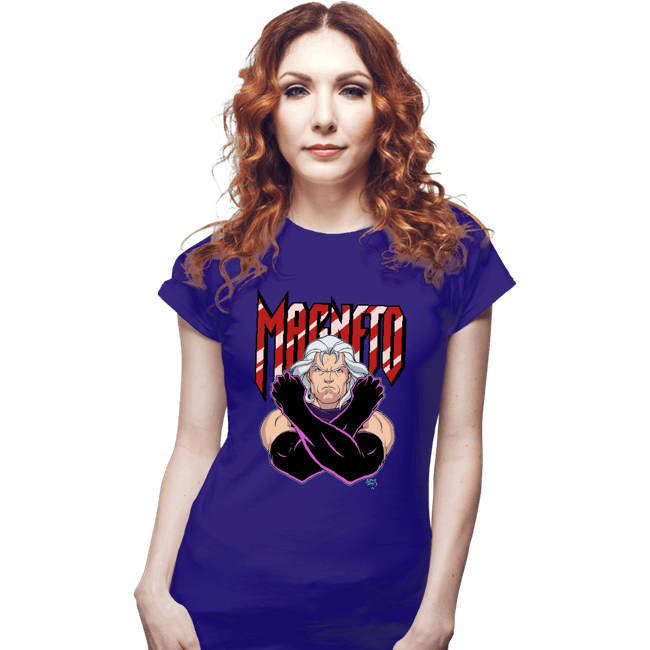 Daily_Deal_Shirts Fitted Shirts, Woman / Small / Violet Magneto 97