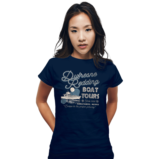 Secret_Shirts Fitted Shirts, Woman / Small / Navy Drufresne Redding Boat Tours