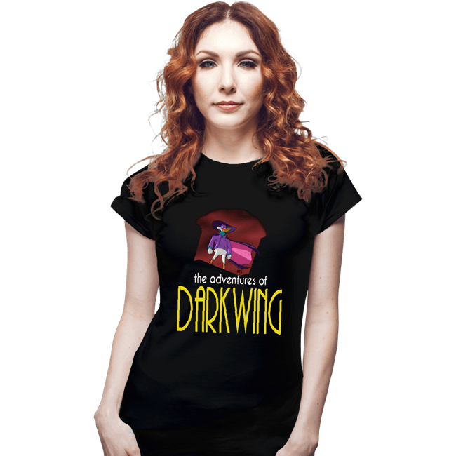 Secret_Shirts Fitted Shirts, Woman / Small / Black Darkwing Animated Series
