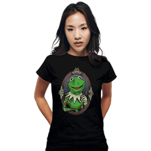 Load image into Gallery viewer, Daily_Deal_Shirts Fitted Shirts, Woman / Small / Black Muppet Ink
