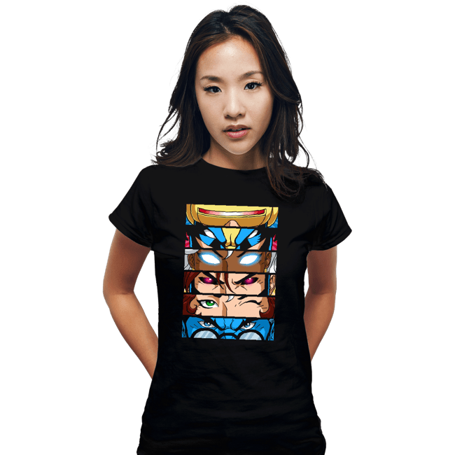 Secret_Shirts Fitted Shirts, Woman / Small / Black X EYES