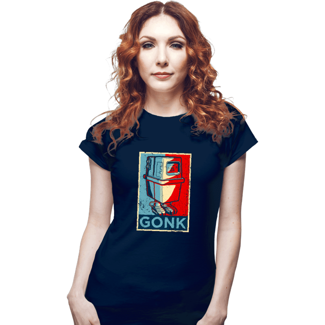 Secret_Shirts Fitted Shirts, Woman / Small / Navy GONK