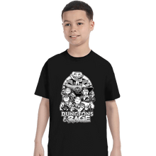 Load image into Gallery viewer, Daily_Deal_Shirts T-Shirts, Youth / XS / Black Dungeons &amp; Rage
