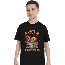 Load image into Gallery viewer, Daily_Deal_Shirts T-Shirts, Youth / XS / Black D20 Tea Time
