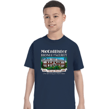 Load image into Gallery viewer, Secret_Shirts T-Shirts, Youth / XS / Navy McCallister Home Security
