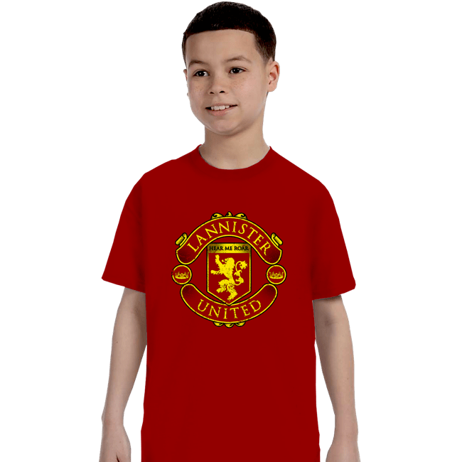 Daily_Deal_Shirts T-Shirts, Youth / XS / Red Lannister United