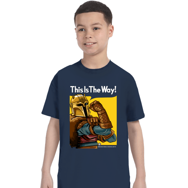 Secret_Shirts T-Shirts, Youth / XS / Navy This Is The Way!