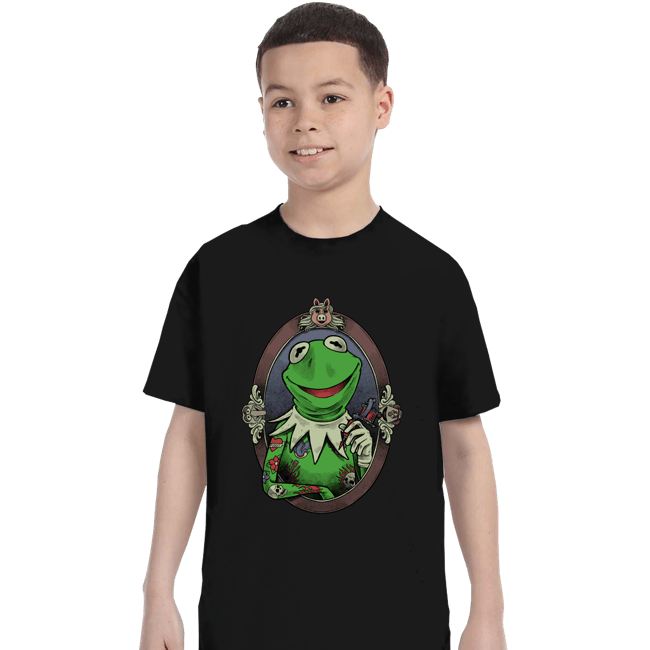 Daily_Deal_Shirts T-Shirts, Youth / XS / Black Muppet Ink