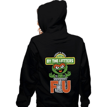 Load image into Gallery viewer, Daily_Deal_Shirts Zippered Hoodies, Unisex / Small / Black Grouchy Letters
