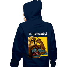 Load image into Gallery viewer, Secret_Shirts Zippered Hoodies, Unisex / Small / Navy This Is The Way!
