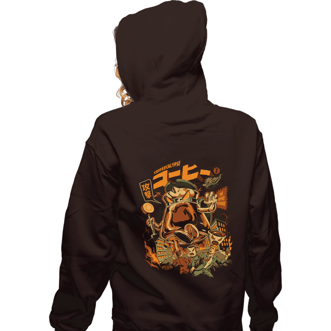 Daily_Deal_Shirts Zippered Hoodies, Unisex / Small / Dark Chocolate Coffeecalyse