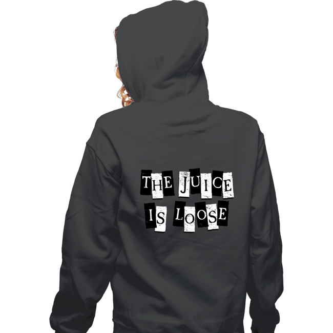 Daily_Deal_Shirts Zippered Hoodies, Unisex / Small / Dark Heather The Juice Is Loose