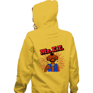 Daily_Deal_Shirts Zippered Hoodies, Unisex / Small / White Mr. E.T.