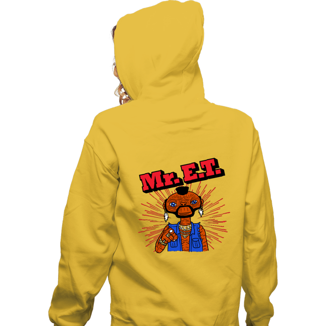 Daily_Deal_Shirts Zippered Hoodies, Unisex / Small / White Mr. E.T.
