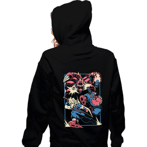 Daily_Deal_Shirts Zippered Hoodies, Unisex / Small / Black Sentinel's Rampage