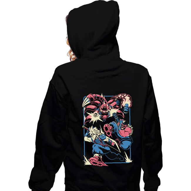 Daily_Deal_Shirts Zippered Hoodies, Unisex / Small / Black Sentinel's Rampage