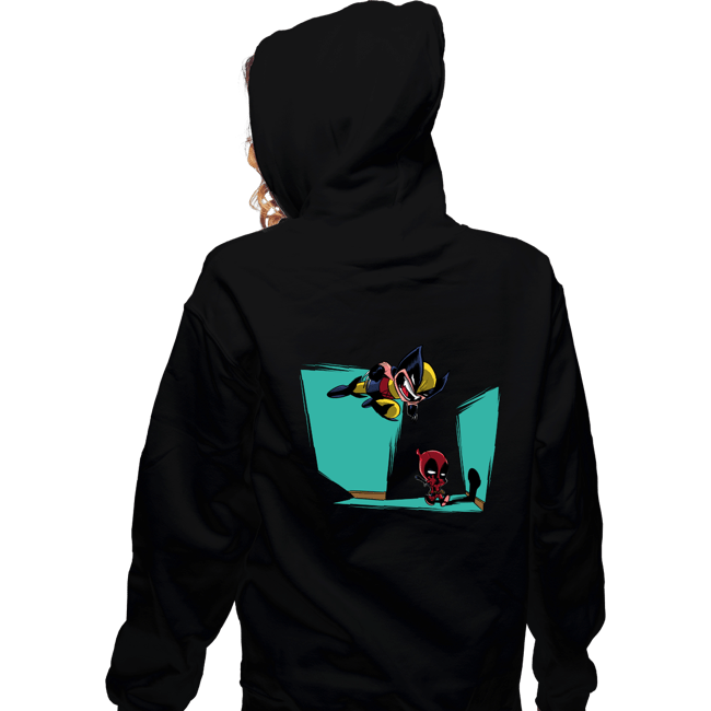 Daily_Deal_Shirts Zippered Hoodies, Unisex / Small / Black Gotcha!
