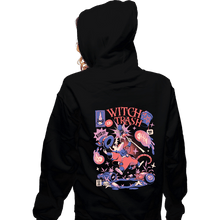 Load image into Gallery viewer, Daily_Deal_Shirts Zippered Hoodies, Unisex / Small / Black Witch Trash
