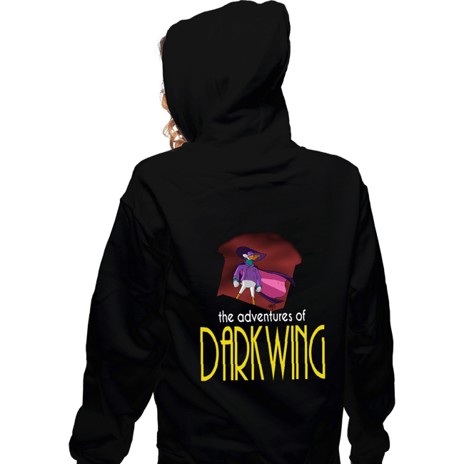Secret_Shirts Zippered Hoodies, Unisex / Small / Black Darkwing Animated Series
