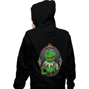 Daily_Deal_Shirts Zippered Hoodies, Unisex / Small / Black Muppet Ink