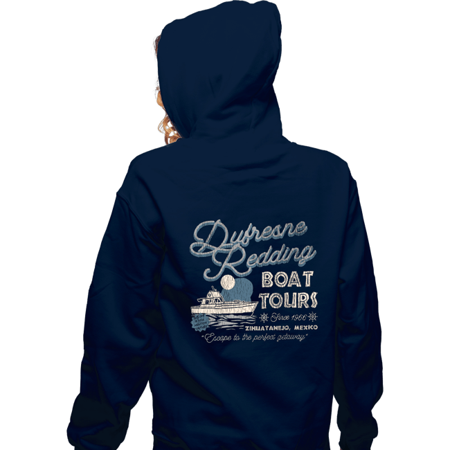 Secret_Shirts Zippered Hoodies, Unisex / Small / Navy Drufresne Redding Boat Tours