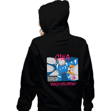 Load image into Gallery viewer, Secret_Shirts Zippered Hoodies, Unisex / Small / Black Cats With Attitude
