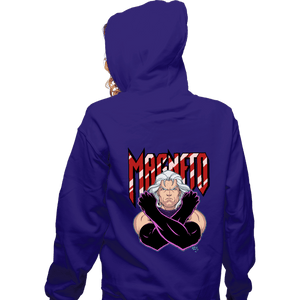 Daily_Deal_Shirts Zippered Hoodies, Unisex / Small / Violet Magneto 97
