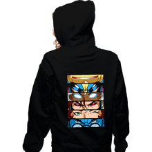 Load image into Gallery viewer, Secret_Shirts Zippered Hoodies, Unisex / Small / Black X EYES
