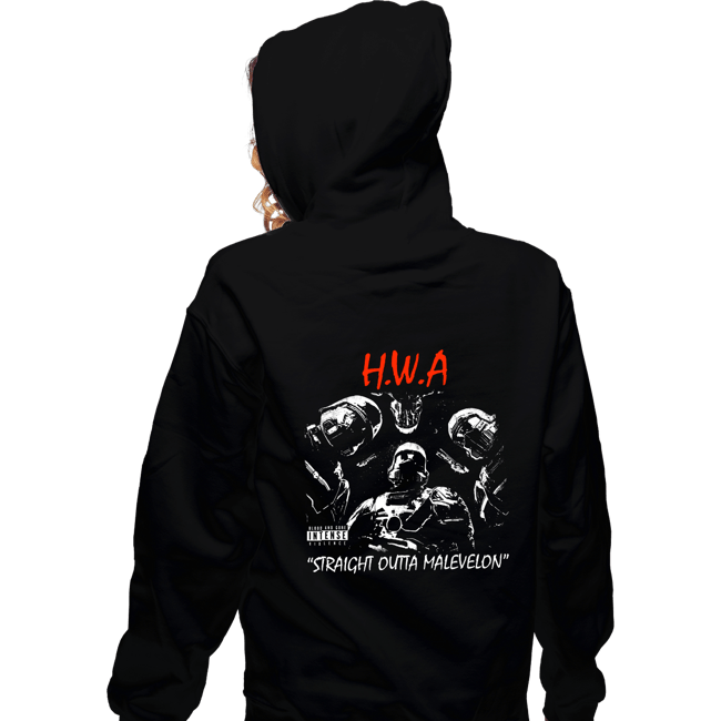 Daily_Deal_Shirts Zippered Hoodies, Unisex / Small / Black HWA - Straight Outta Malevelon