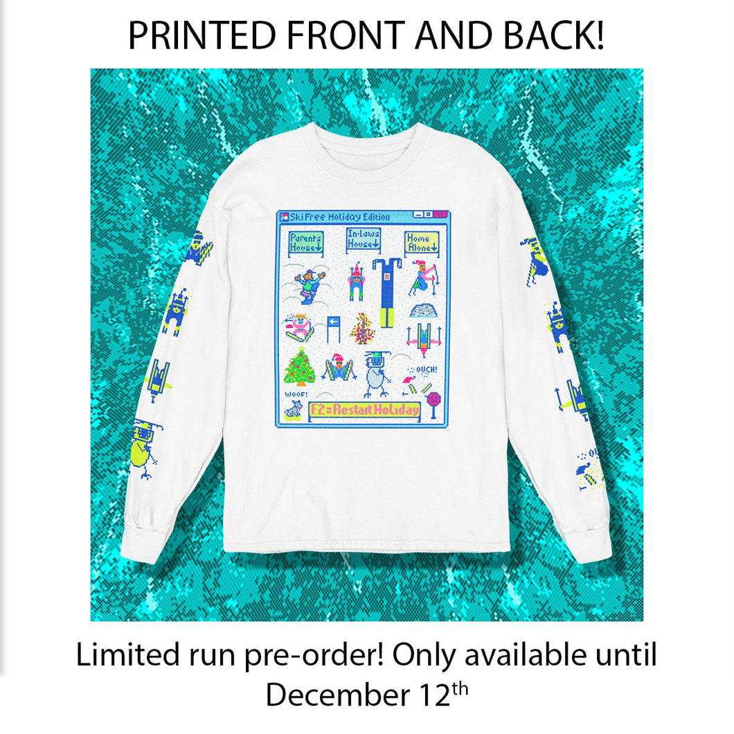 Daily_Deal_Shirts Skiing Free Long Sleeve