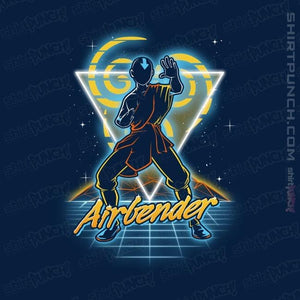 Shirts Magnets / 3"x3" / Navy Retro Airbender