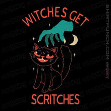 Load image into Gallery viewer, Daily_Deal_Shirts Magnets / 3&quot;x3&quot; / Black Witches Get Scritches
