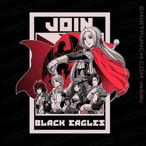 Shirts Magnets / 3"x3" / Black Join Black Eagles