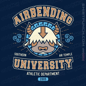 Secret_Shirts Magnets / 3"x3" / Navy Airbending University