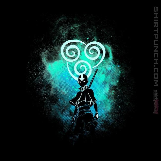 Shirts Magnets / 3"x3" / Black Aang Art