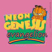 Load image into Gallery viewer, Shirts Magnets / 3&quot;x3&quot; / Azalea Neon Garfield Evangelion Pink
