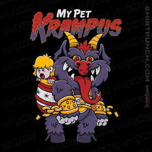 Daily_Deal_Shirts Magnets / 3"x3" / Black My Pet Krampus