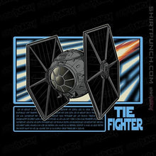 Load image into Gallery viewer, Shirts Magnets / 3&quot;x3&quot; / Black Imperial Fighter
