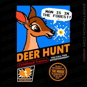 Daily_Deal_Shirts Magnets / 3"x3" / Black Deer Hunt
