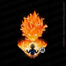 Load image into Gallery viewer, Shirts Magnets / 3&quot;x3&quot; / Black The Angry Super Saiyan

