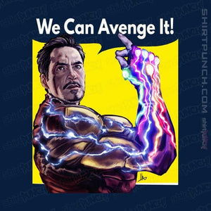 Shirts Magnets / 3"x3" / Navy We Can Avenge It!