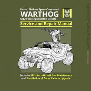 Daily_Deal_Shirts Magnets / 3"x3" / Military Green Warthog Manual