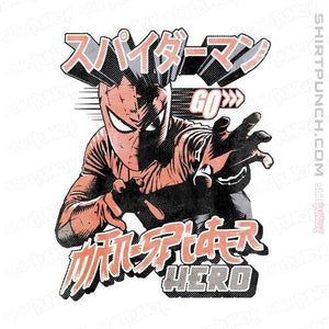 Shirts Magnets / 3"x3" / White Japanese Man Spider