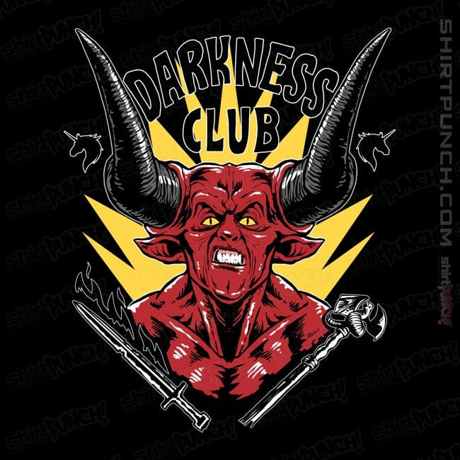 Daily_Deal_Shirts Magnets / 3"x3" / Black Darkness Club