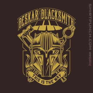 Shirts Magnets / 3"x3" / Dark Chocolate Beskar Blacksmith