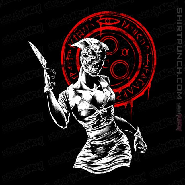 Shirts Magnets / 3"x3" / Black Silent Nurse